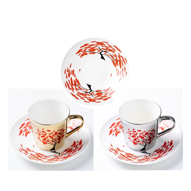 Drinkware Animal Printing Porcelain Reflection Mirror Ceramic Coffee Mug