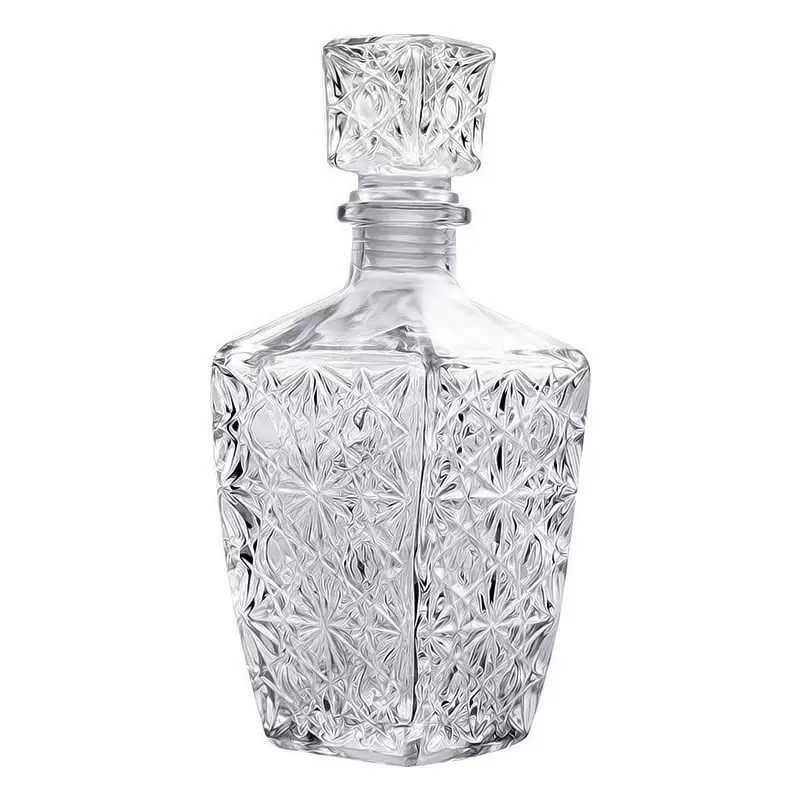 Crystal Whisky Decanter for Whiskey Bourbon and Spirits with Whiskey Bottle Stopper