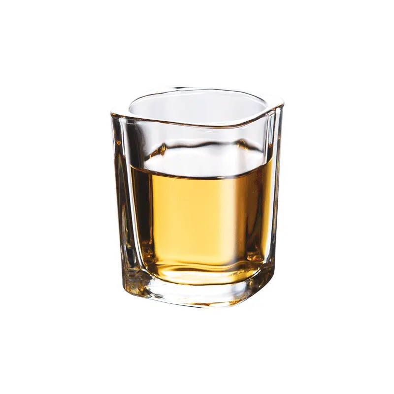 Thickened Household Whiskey Wine Glass Heat-Resistant Glass Shot Glass