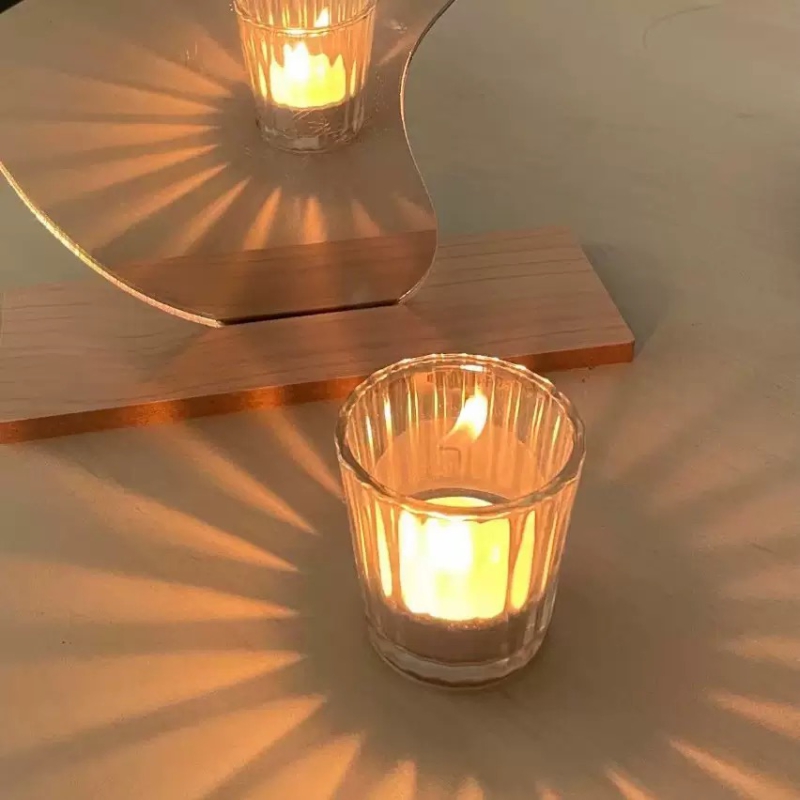 Customized Luxury Frosted Empty Glass Candle Jars for Candle Making