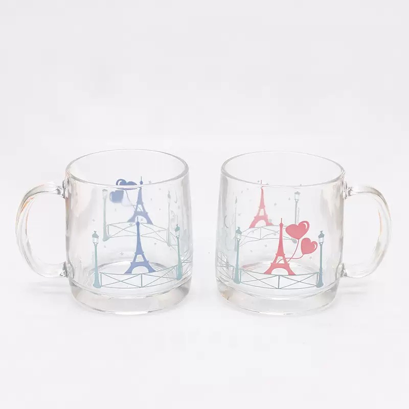 Wholesale Personalized  Glass Cup Heat Color Changing Mug Creative Coffee Mug