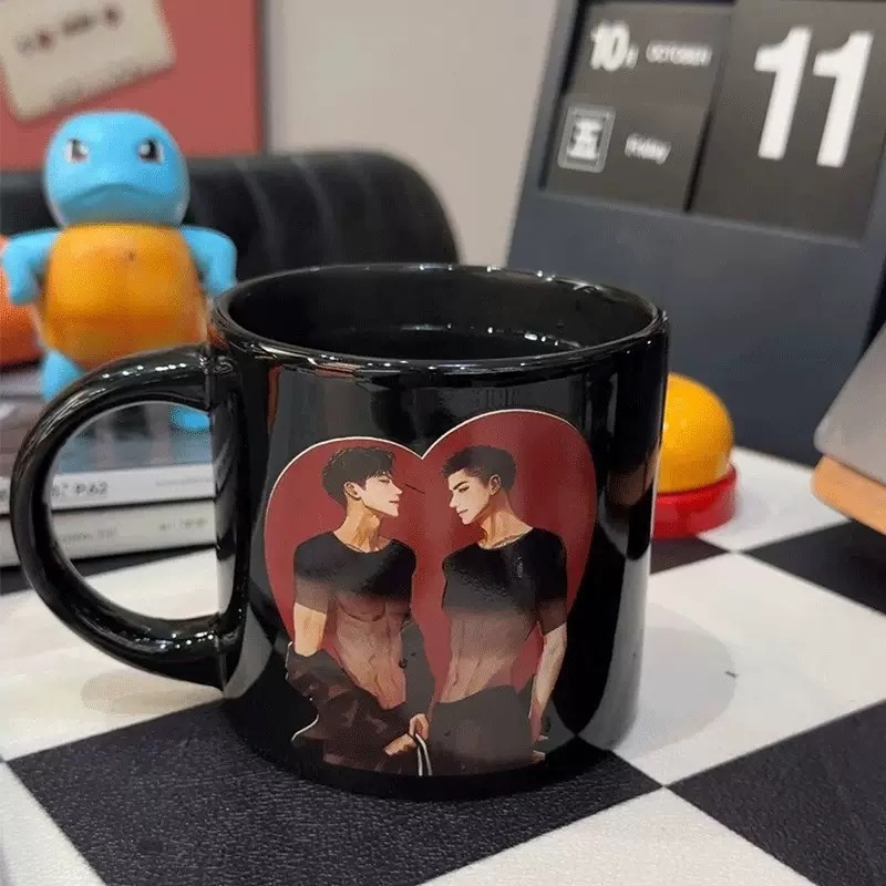 Creative Anime Mug Color Changing  Ceramic Coffee Mug