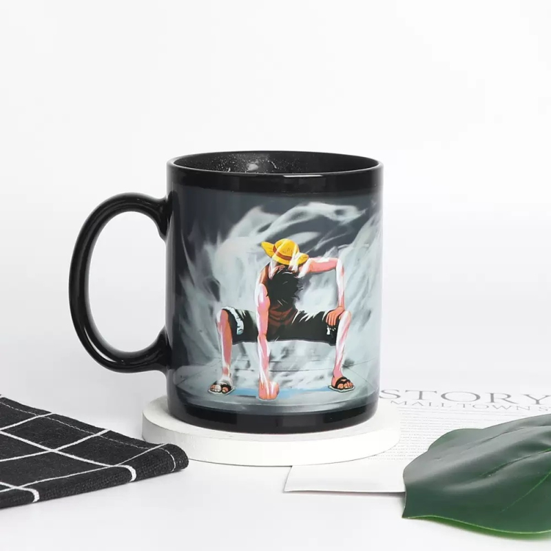 Wholesale Customized Minimalist Design Sublimation Color Change Ceramic Magic Mug  Coffee  Cup