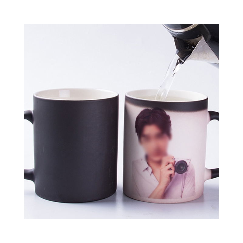 Heat Changing Ceramic Cup Magical Ceramic Color Changing Cups Novelty Personalized Color Changing Cup