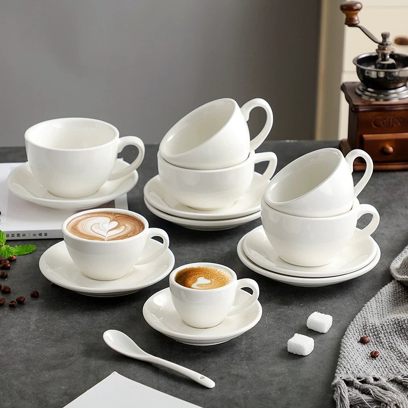 Cappuccino Espresso Cups 80ml Personalized Mini Ceramic Coffee Cups